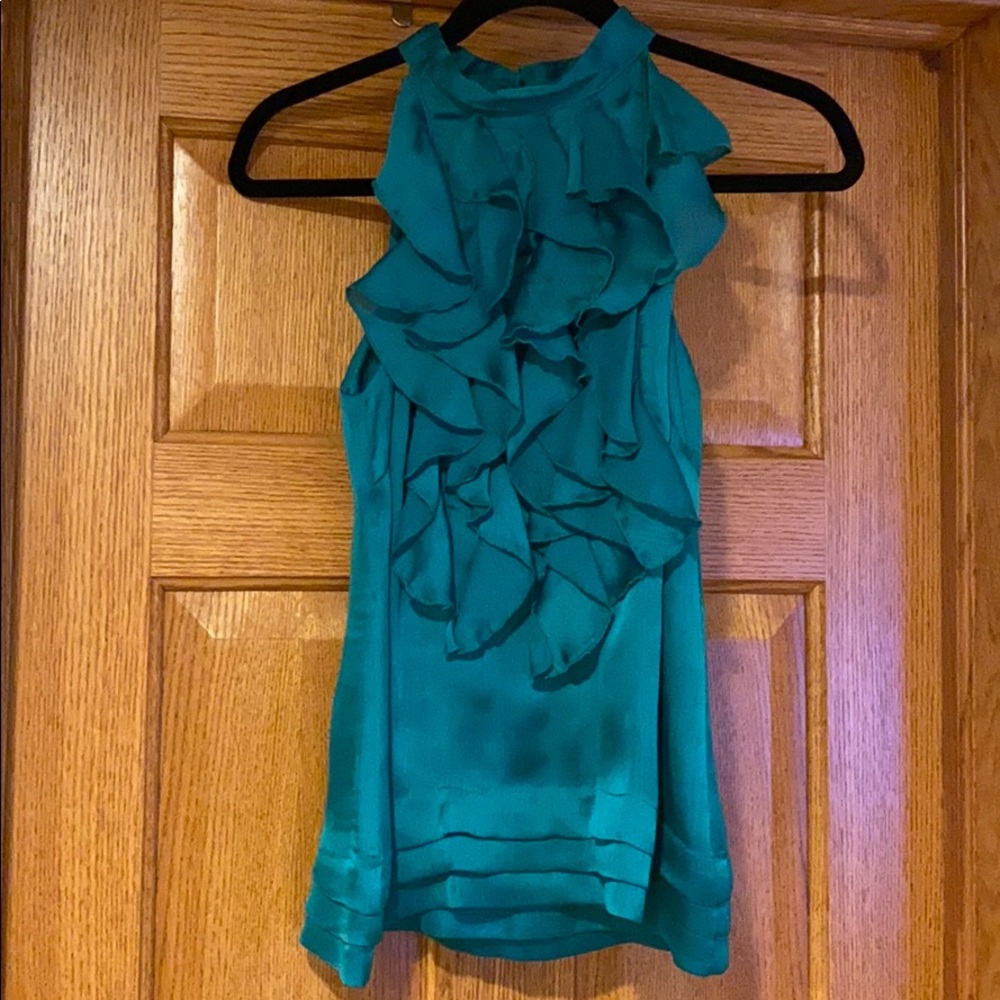 Green Sleeveless Dressy Top